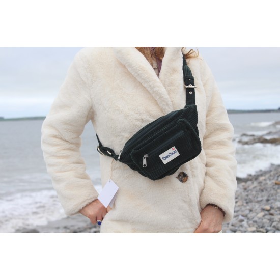 Double Bum Bag Bottle Corduroy